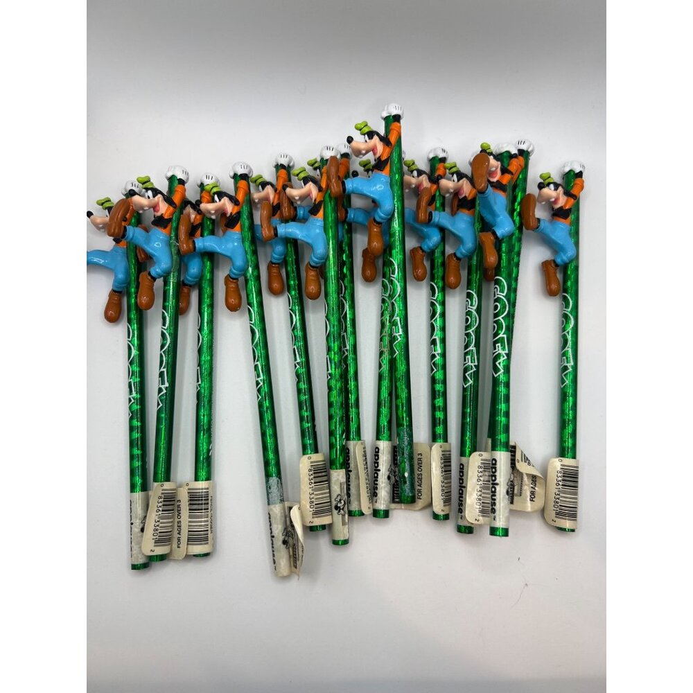 Vintage Applause Metallic Pencil With Goofy Topper‎ Unsharpened Disneyana 90s